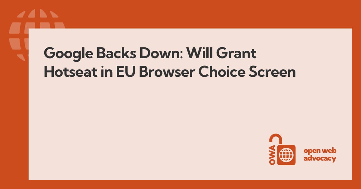 Page image for Open Web Advocacy